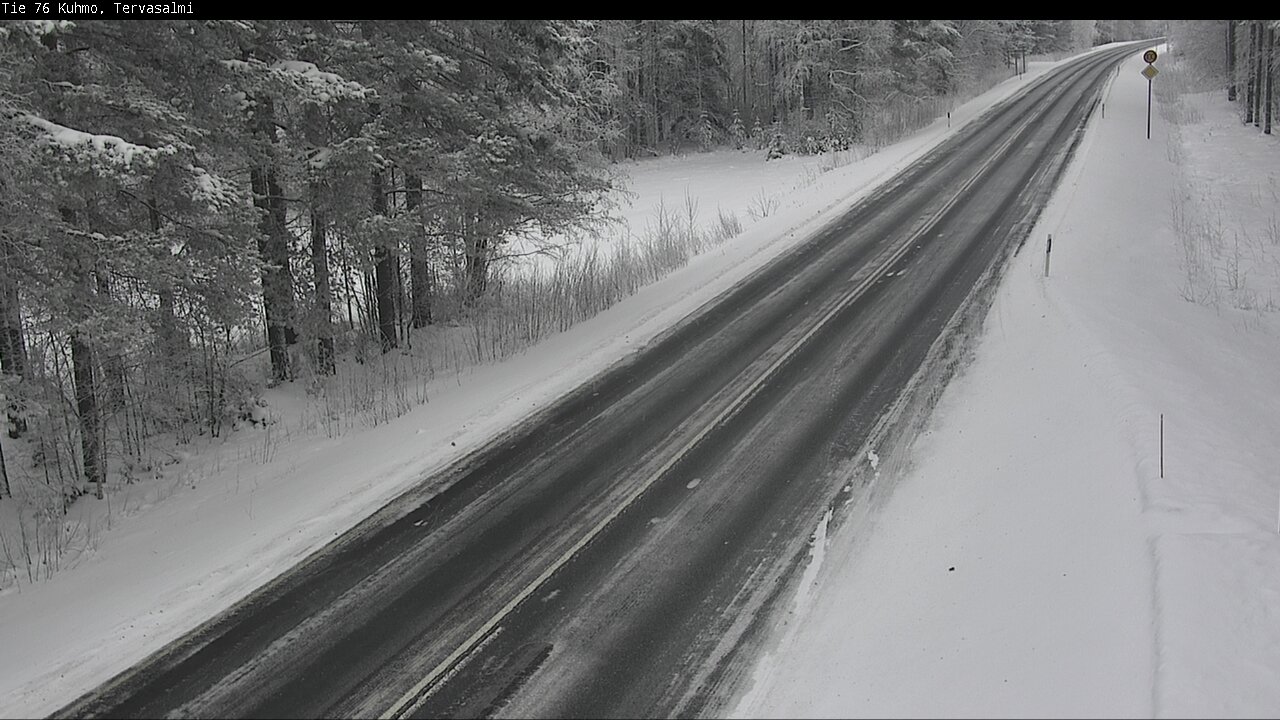 Weather Camera Image Road 76 Kuhmo, Tervasalmi, Kuhmo, Kainuu