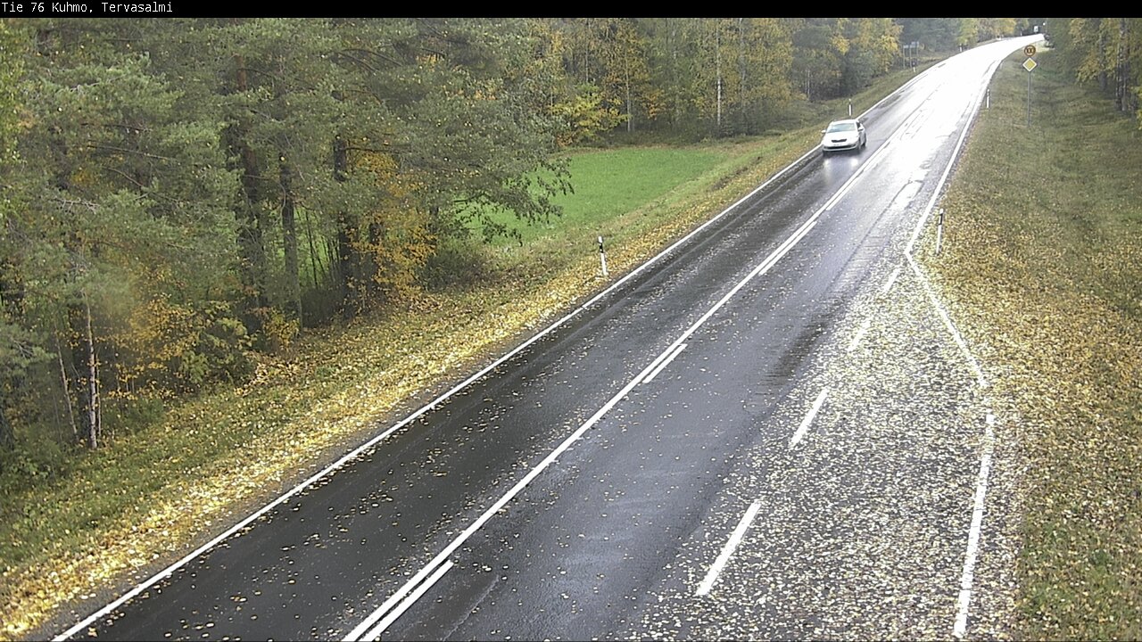 Weather Camera Image Road 76 Kuhmo, Tervasalmi, Kuhmo, Kainuu