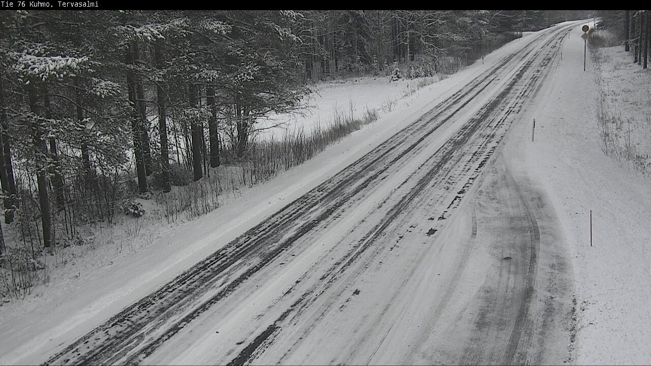Weather Camera Image Road 76 Kuhmo, Tervasalmi, Kuhmo, Kainuu