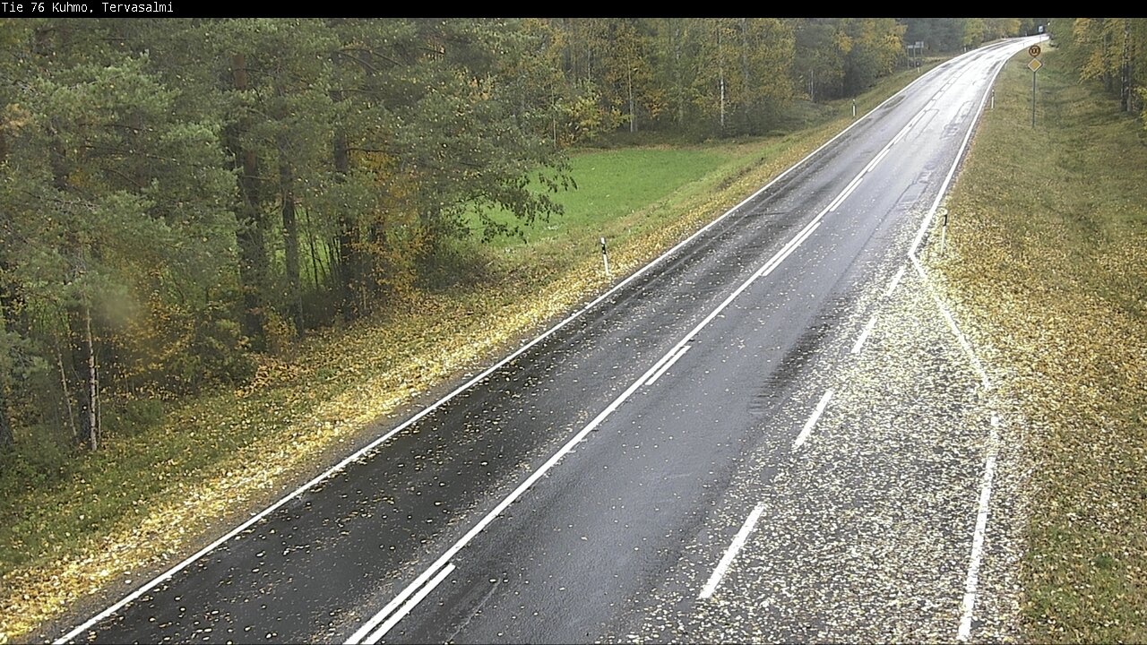 Weather Camera Image Road 76 Kuhmo, Tervasalmi, Kuhmo, Kainuu