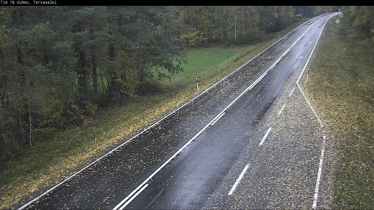 Weather Camera Image Road 76 Kuhmo, Tervasalmi, Kuhmo, Kainuu