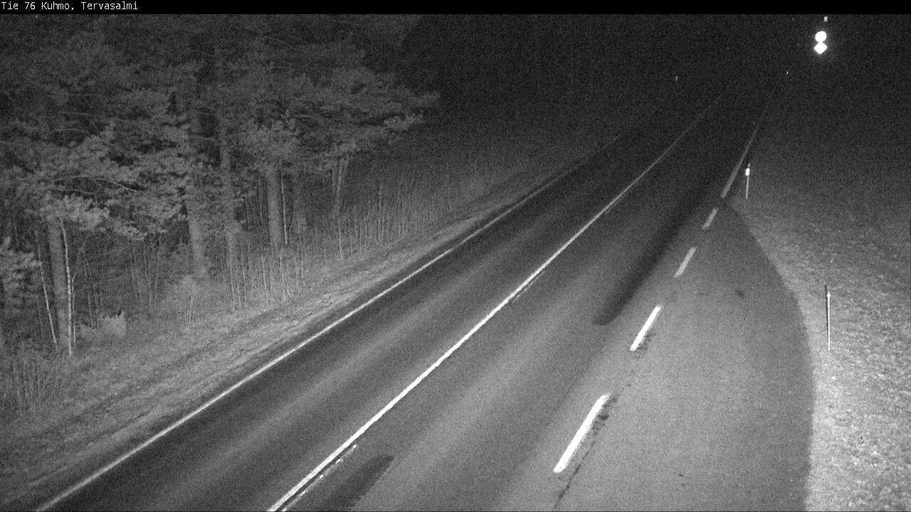 Weather Camera Image Road 76 Kuhmo, Tervasalmi, Kuhmo, Kainuu
