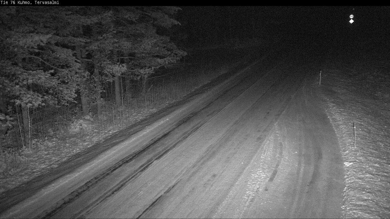 Weather Camera Image Road 76 Kuhmo, Tervasalmi, Kuhmo, Kainuu