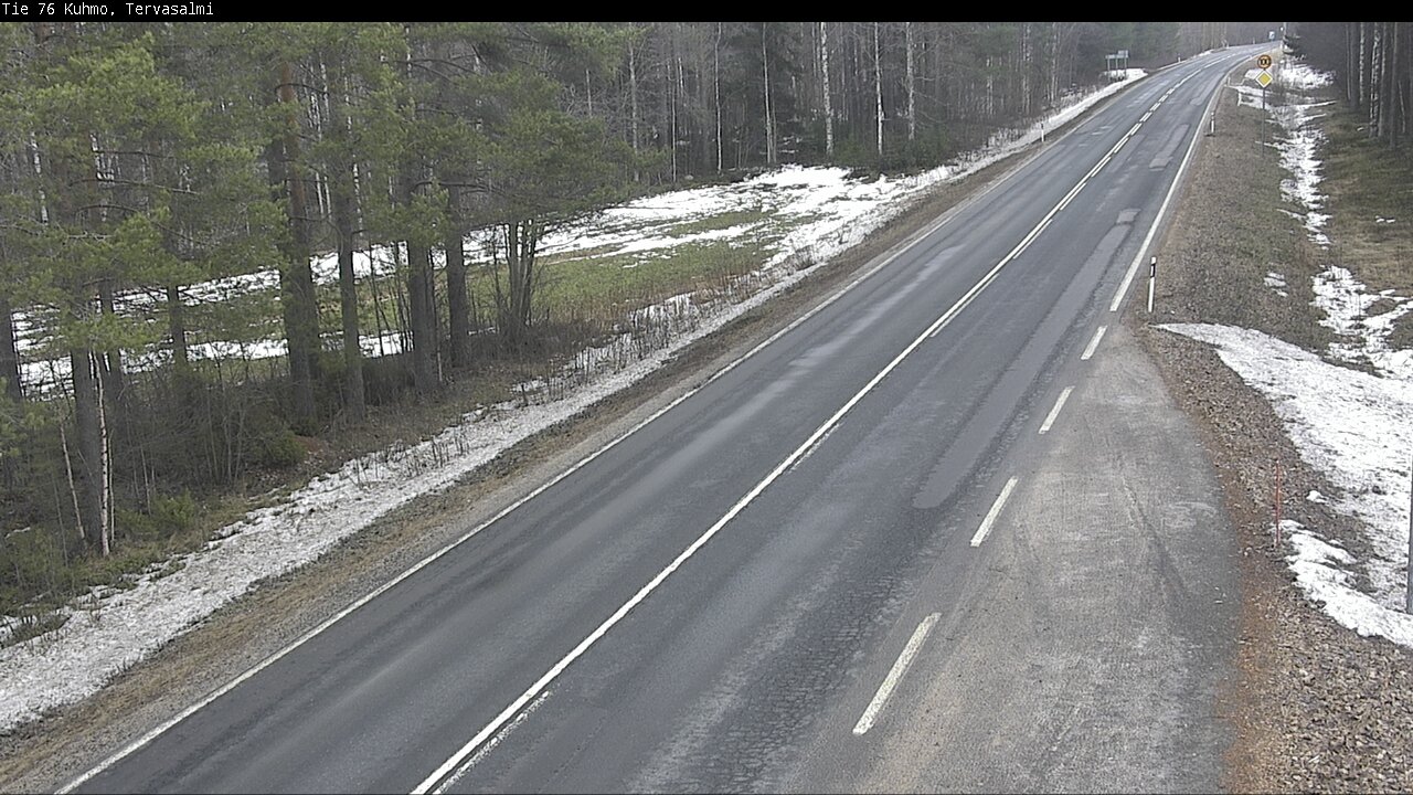 Weather Camera Image Road 76 Kuhmo, Tervasalmi, Kuhmo, Kainuu