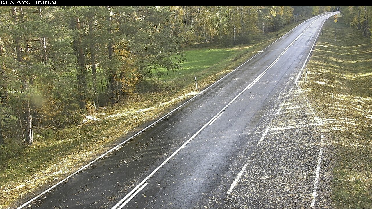 Weather Camera Image Road 76 Kuhmo, Tervasalmi, Kuhmo, Kainuu
