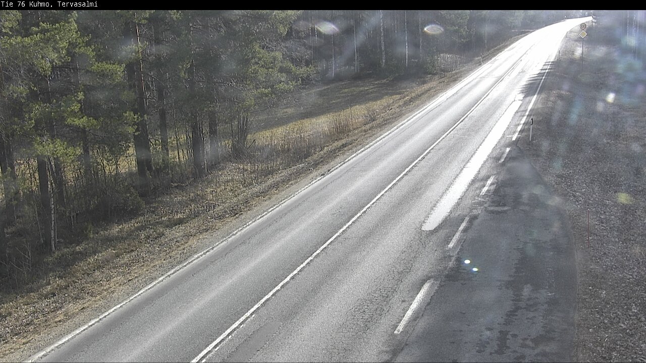 Kelikamerat Kuva Tie 76 Kuhmo, Tervasalmi, Kuhmo, Kainuu