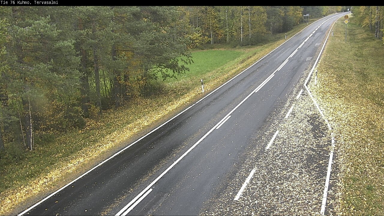 Weather Camera Image Road 76 Kuhmo, Tervasalmi, Kuhmo, Kainuu