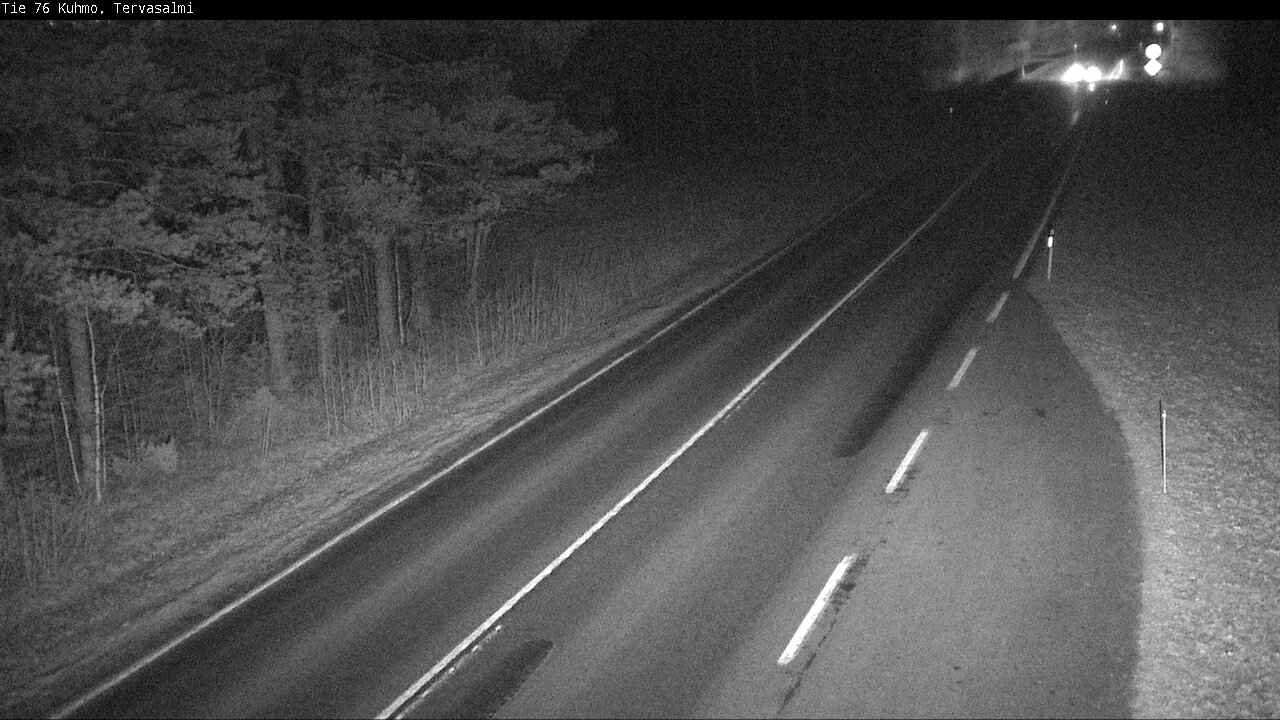 Weather Camera Image Road 76 Kuhmo, Tervasalmi, Kuhmo, Kainuu