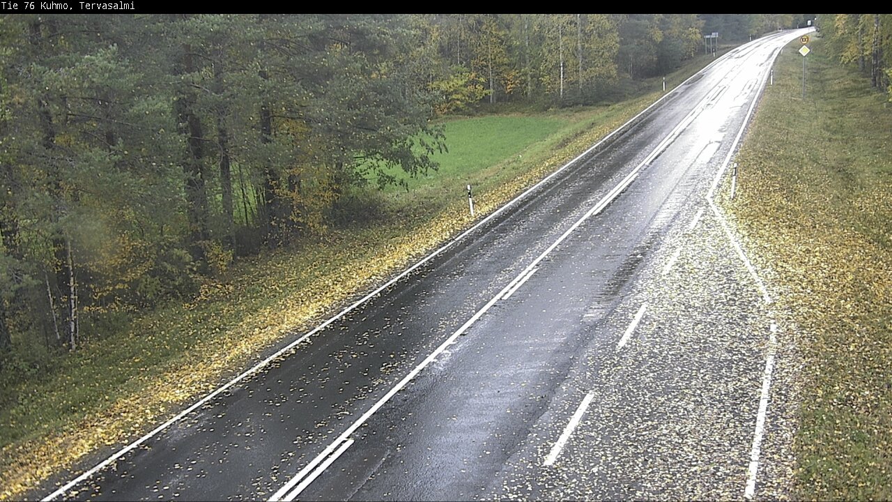Weather Camera Image Road 76 Kuhmo, Tervasalmi, Kuhmo, Kainuu