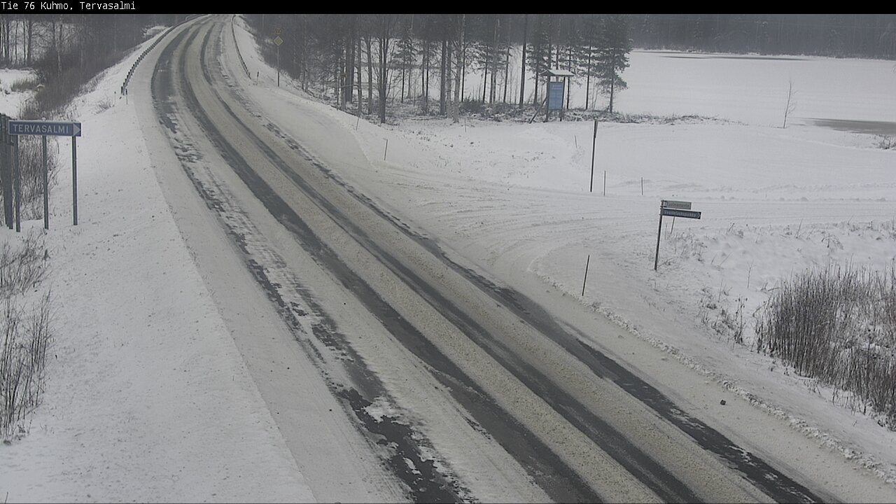 Weather Camera Image Road 76 Kuhmo, Tervasalmi, Kuhmo, Kainuu