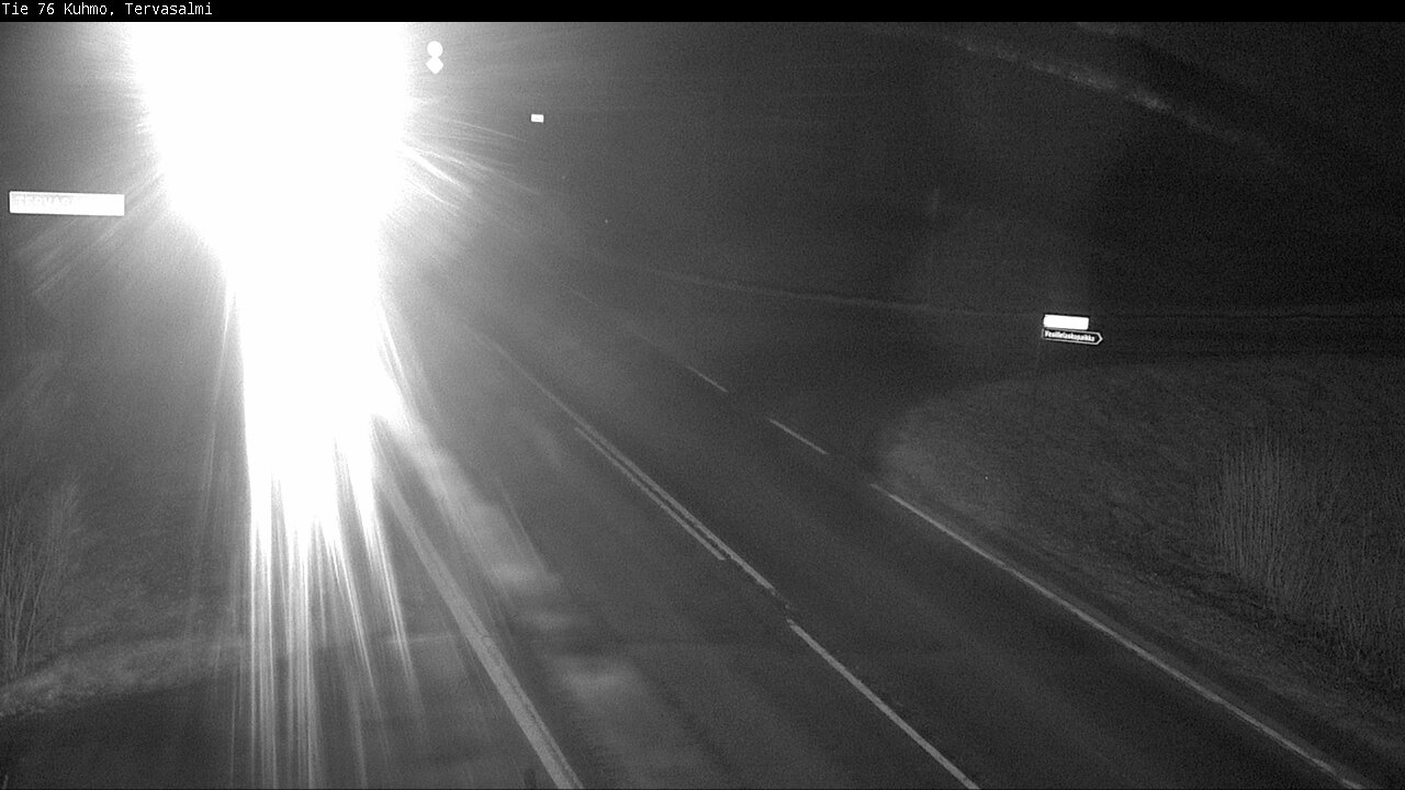 Weather Camera Image Väg 76 Kuhmo, Tervasalmi, Kuhmo, Kainuu