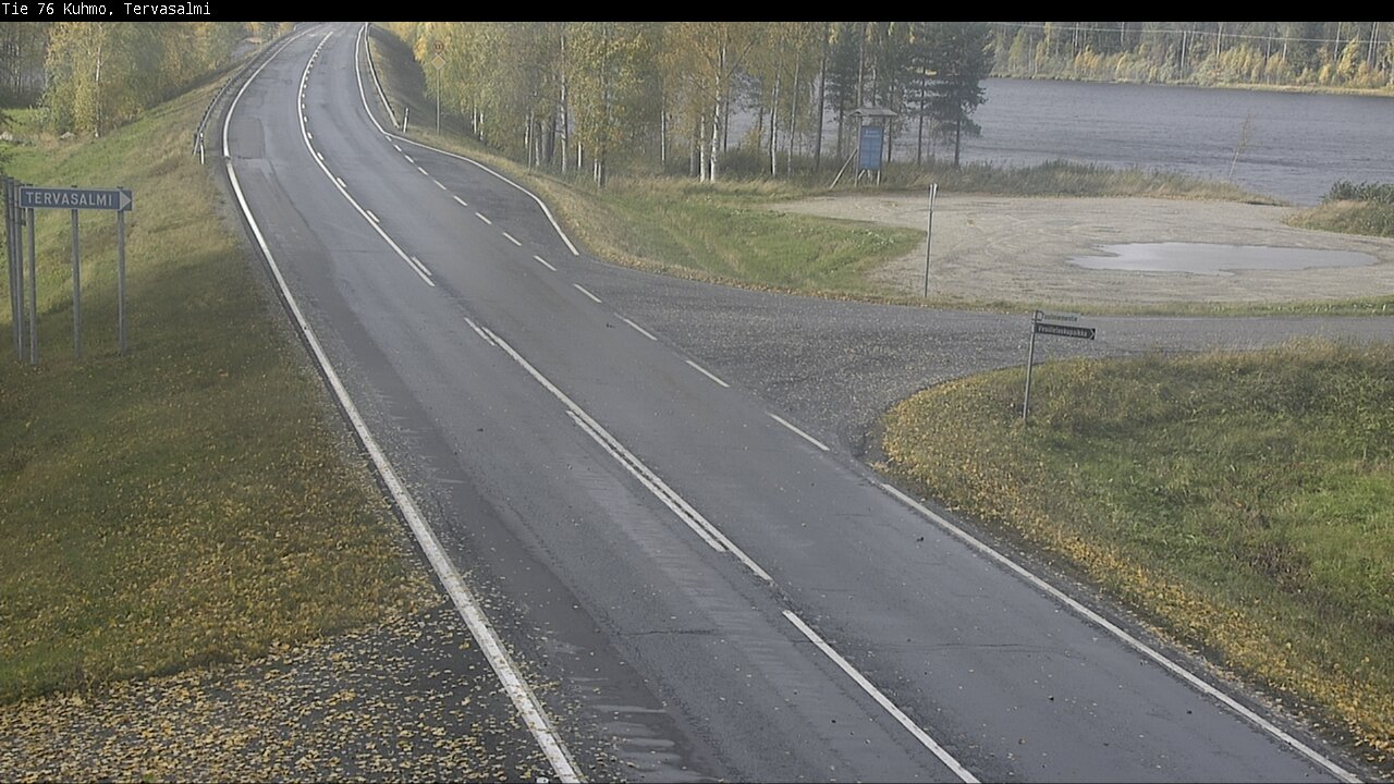 Weather Camera Image Väg 76 Kuhmo, Tervasalmi, Kuhmo, Kainuu