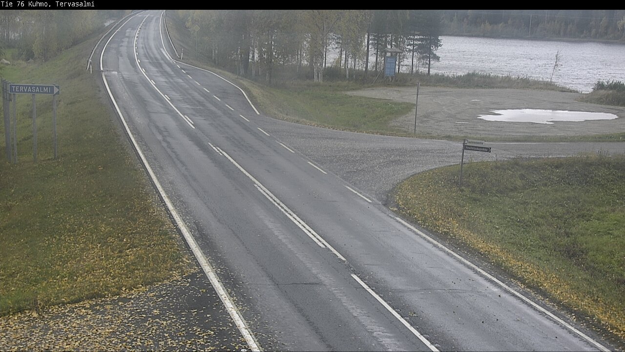 Weather Camera Image Väg 76 Kuhmo, Tervasalmi, Kuhmo, Kainuu
