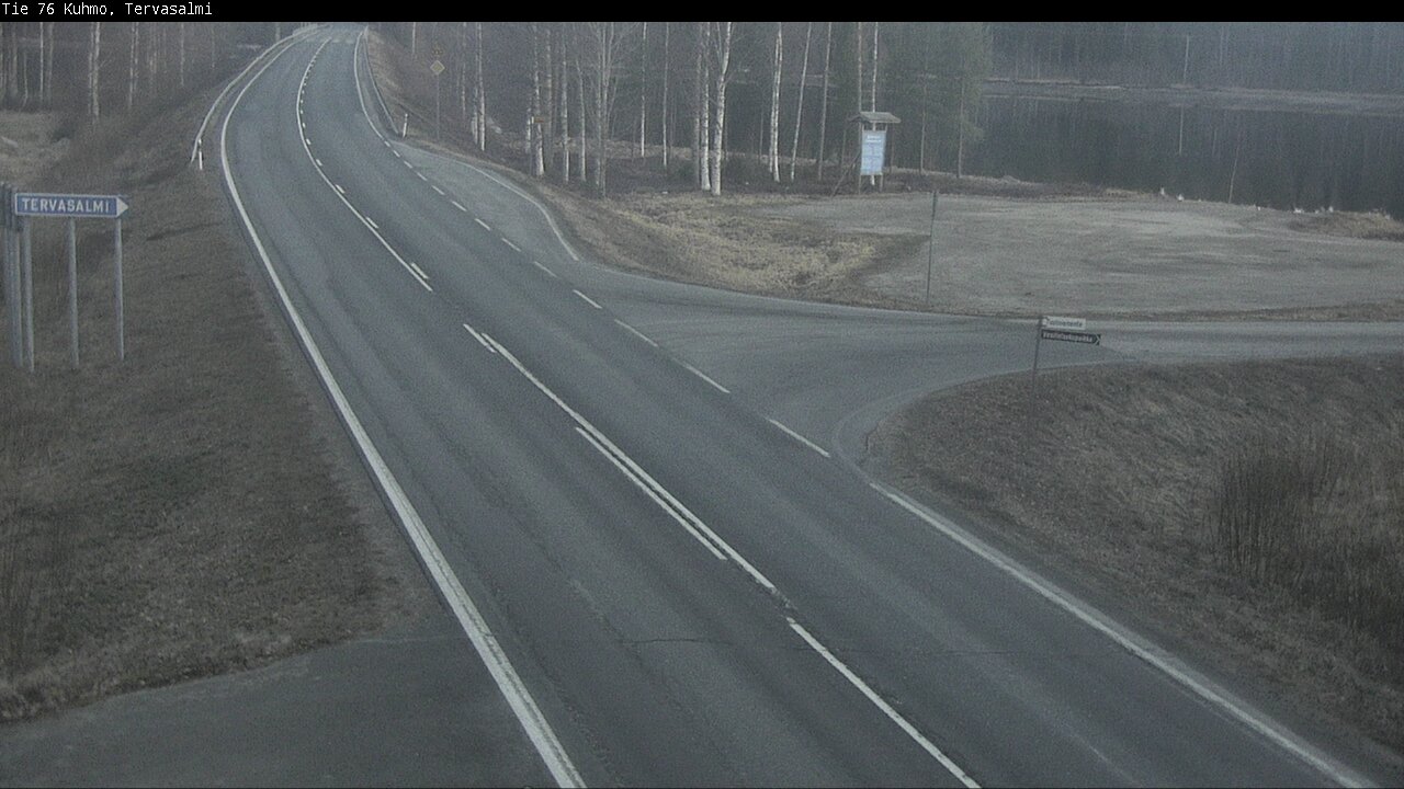 Weather Camera Image Road 76 Kuhmo, Tervasalmi, Kuhmo, Kainuu