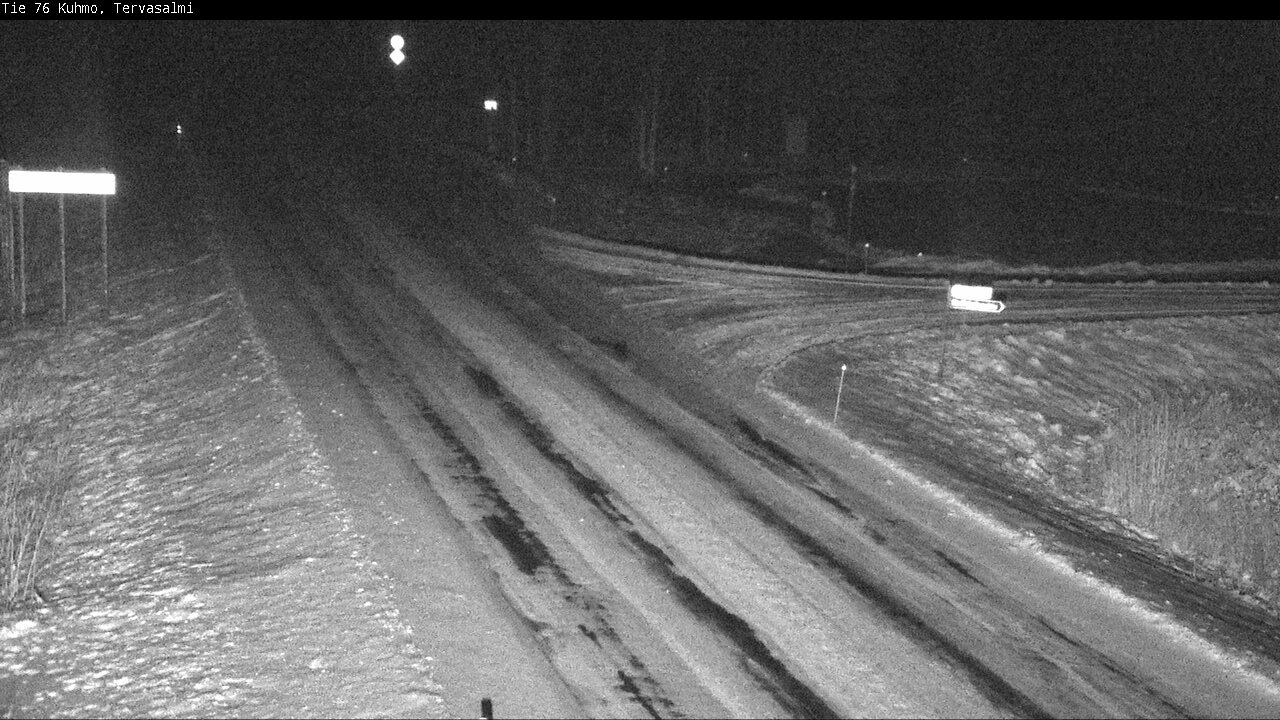 Weather Camera Image Road 76 Kuhmo, Tervasalmi, Kuhmo, Kainuu