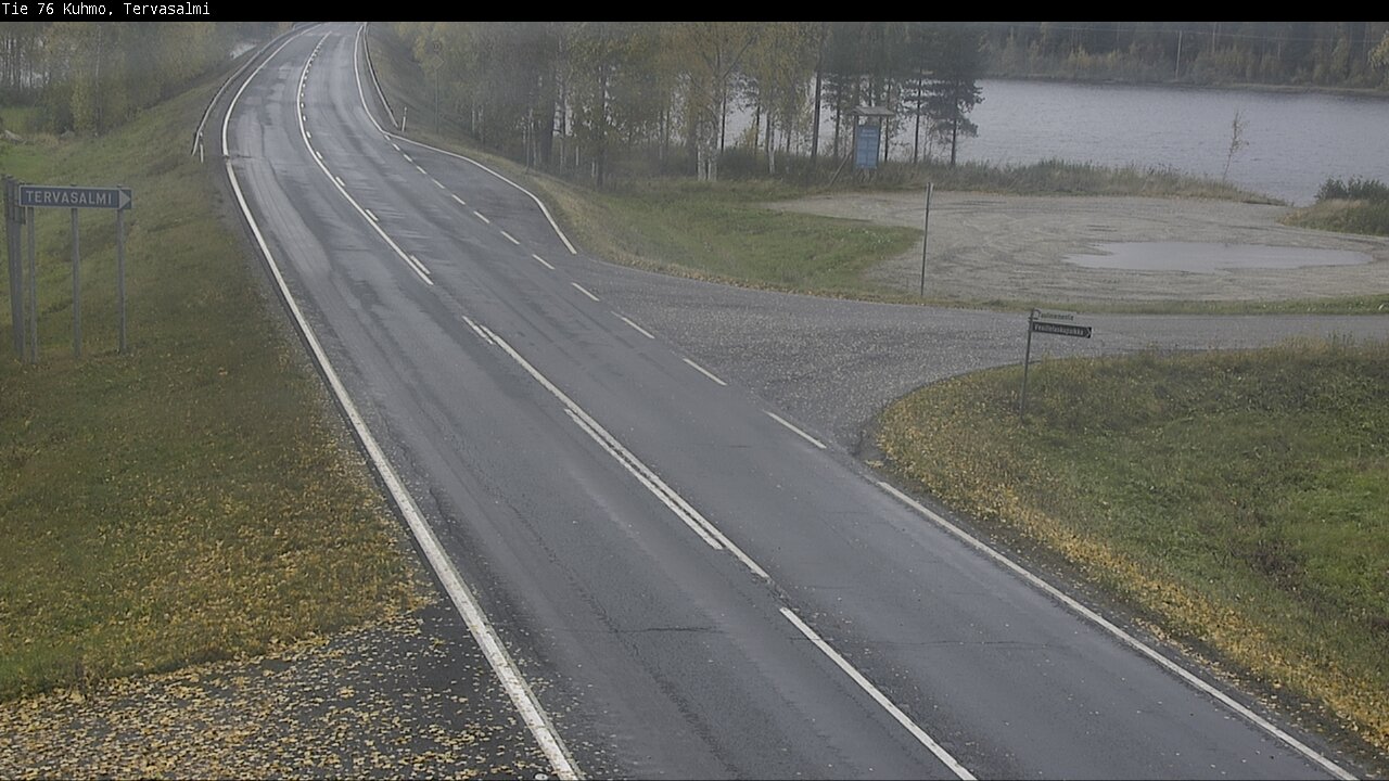 Weather Camera Image Väg 76 Kuhmo, Tervasalmi, Kuhmo, Kainuu