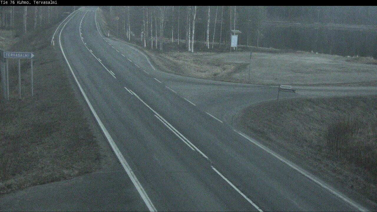 Weather Camera Image Road 76 Kuhmo, Tervasalmi, Kuhmo, Kainuu