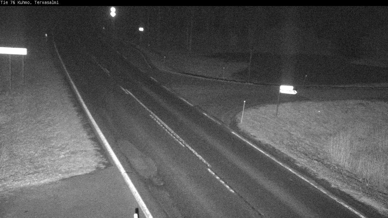 Weather Camera Image Väg 76 Kuhmo, Tervasalmi, Kuhmo, Kainuu