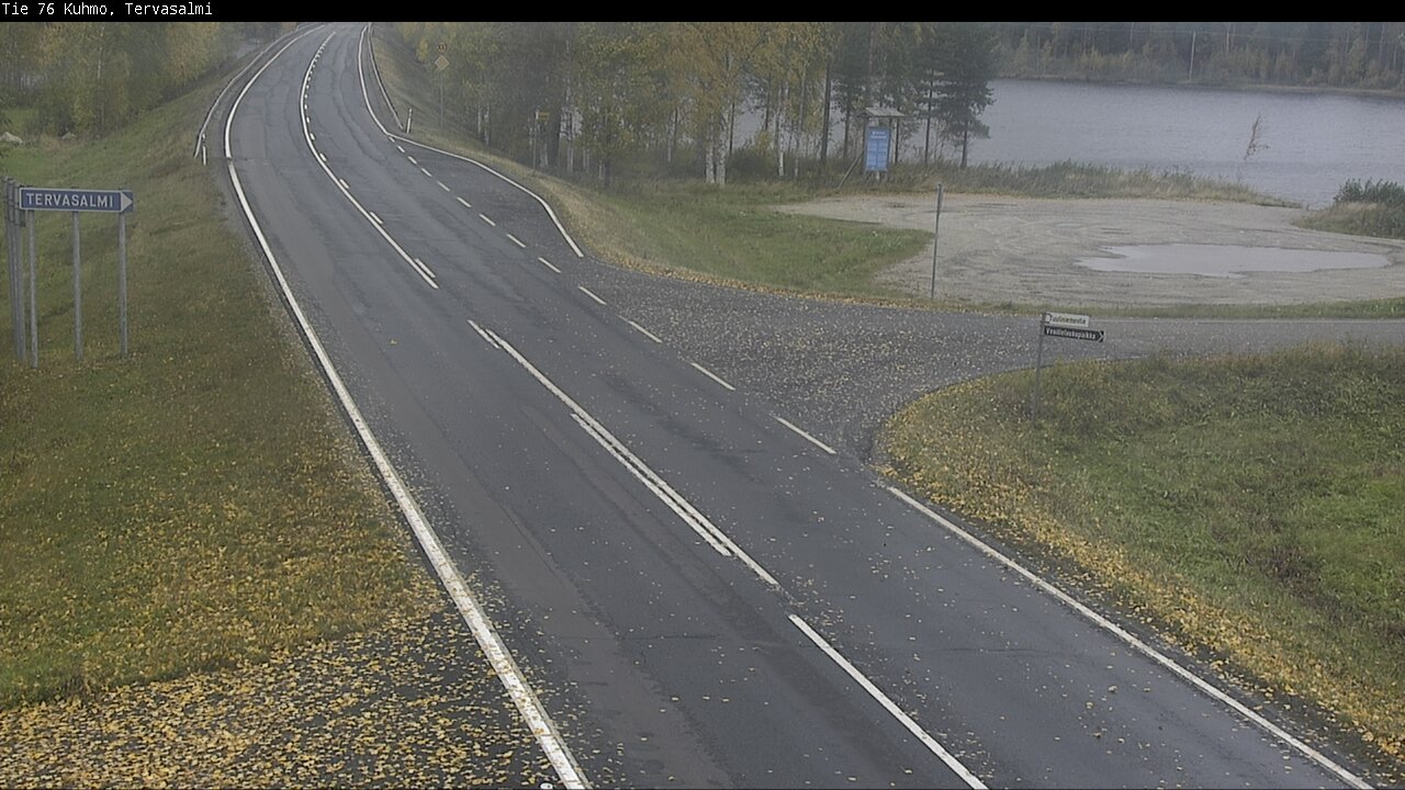 Weather Camera Image Väg 76 Kuhmo, Tervasalmi, Kuhmo, Kainuu
