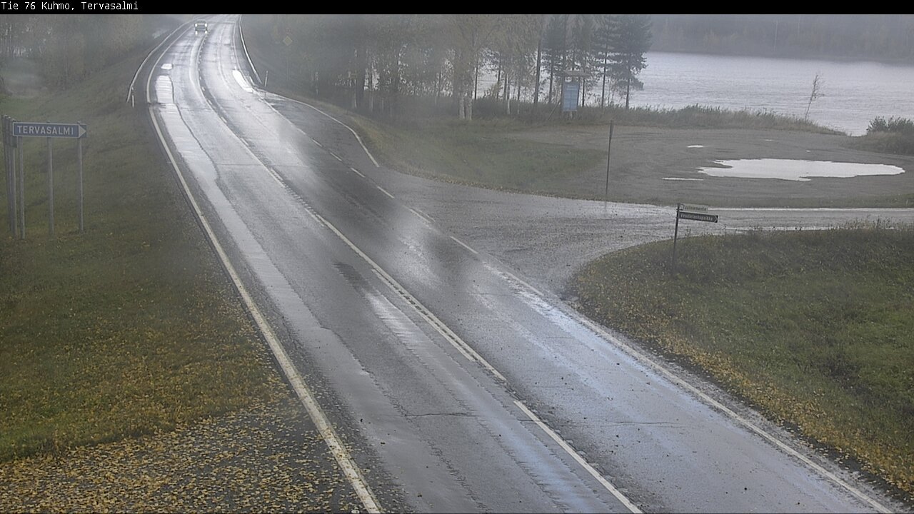 Weather Camera Image Väg 76 Kuhmo, Tervasalmi, Kuhmo, Kainuu