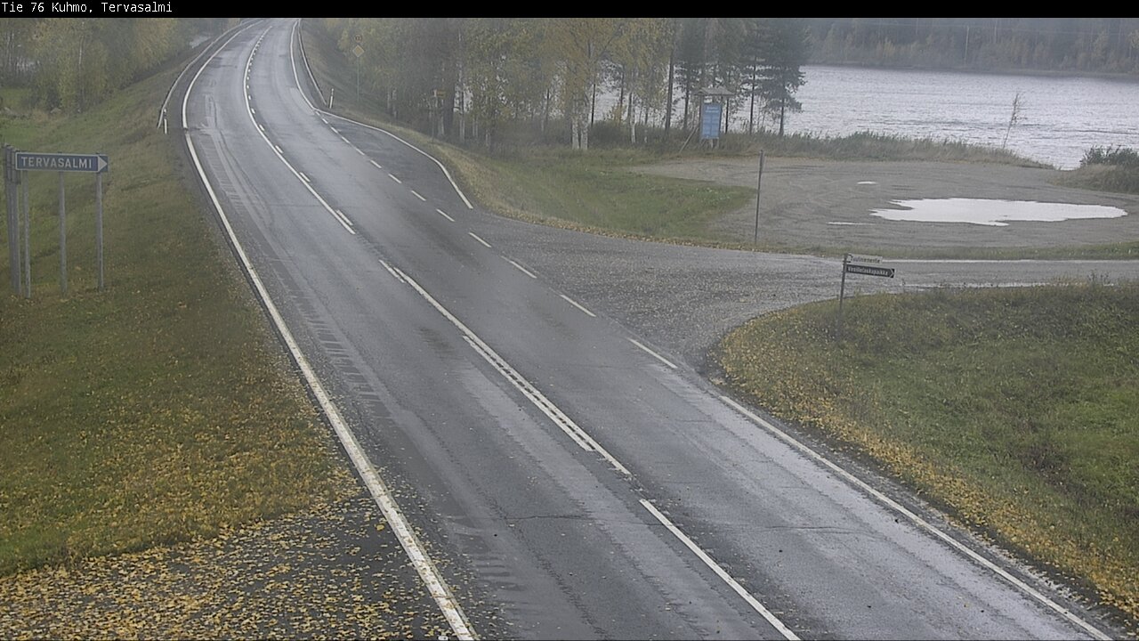 Weather Camera Image Väg 76 Kuhmo, Tervasalmi, Kuhmo, Kainuu