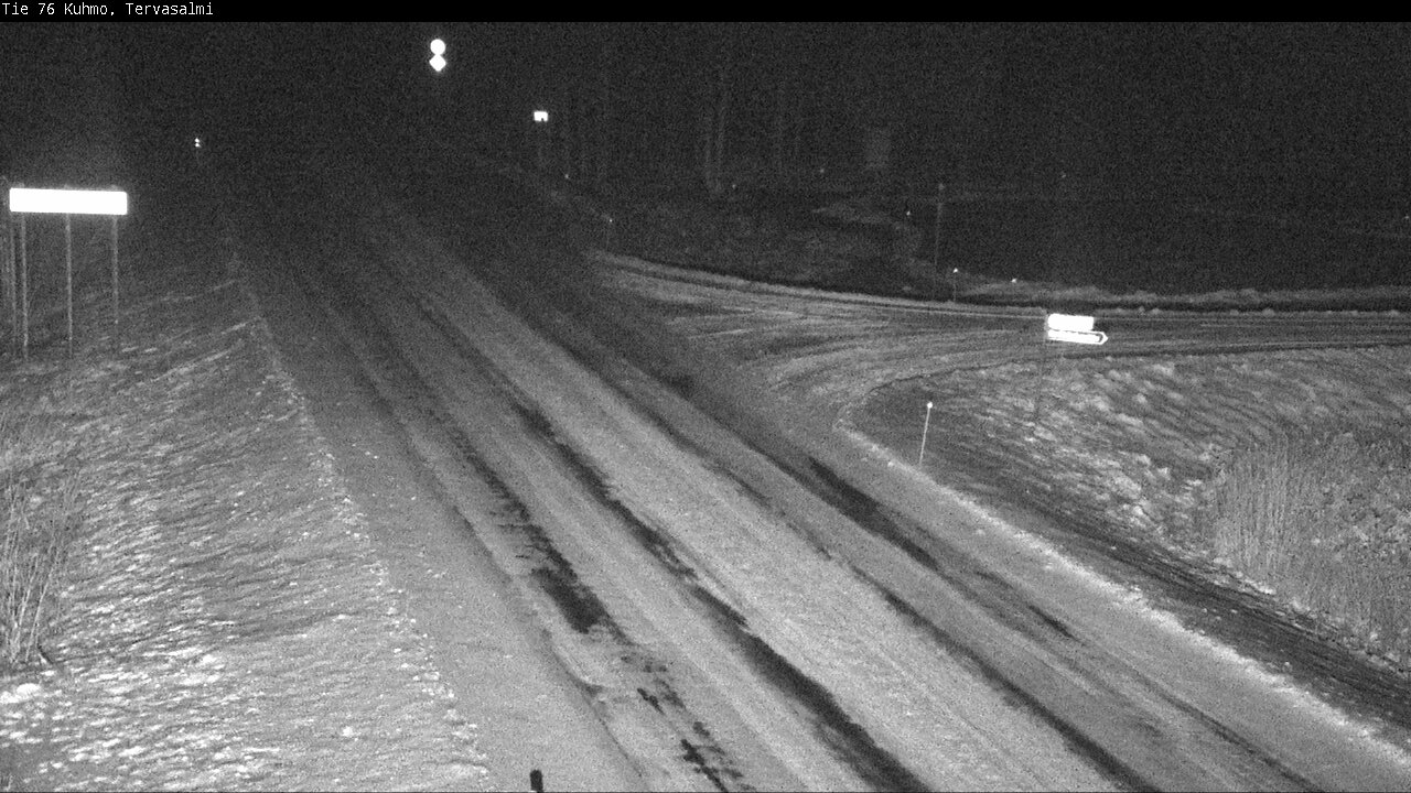 Weather Camera Image Road 76 Kuhmo, Tervasalmi, Kuhmo, Kainuu