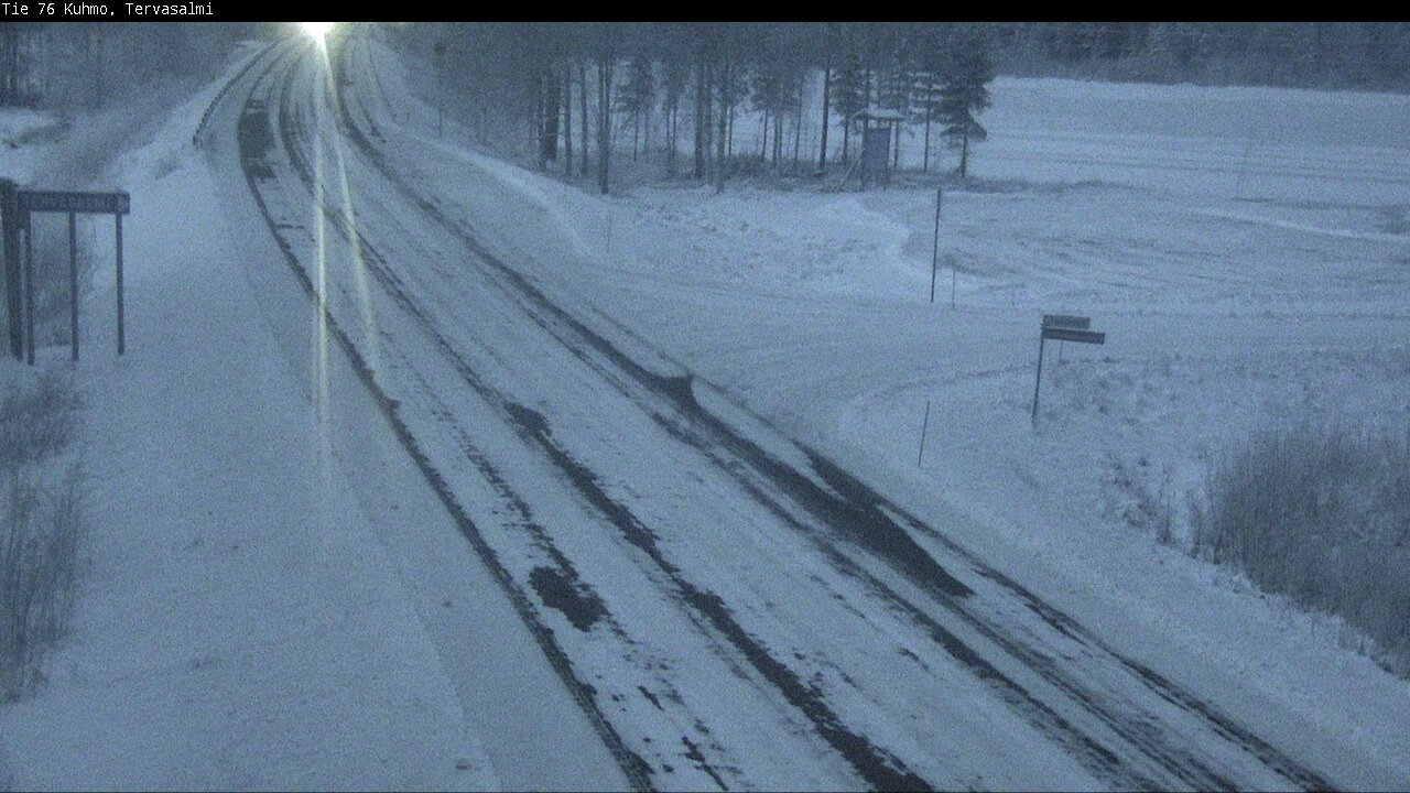 Kelikamerat Kuva Tie 76 Kuhmo, Tervasalmi, Kuhmo, Kainuu