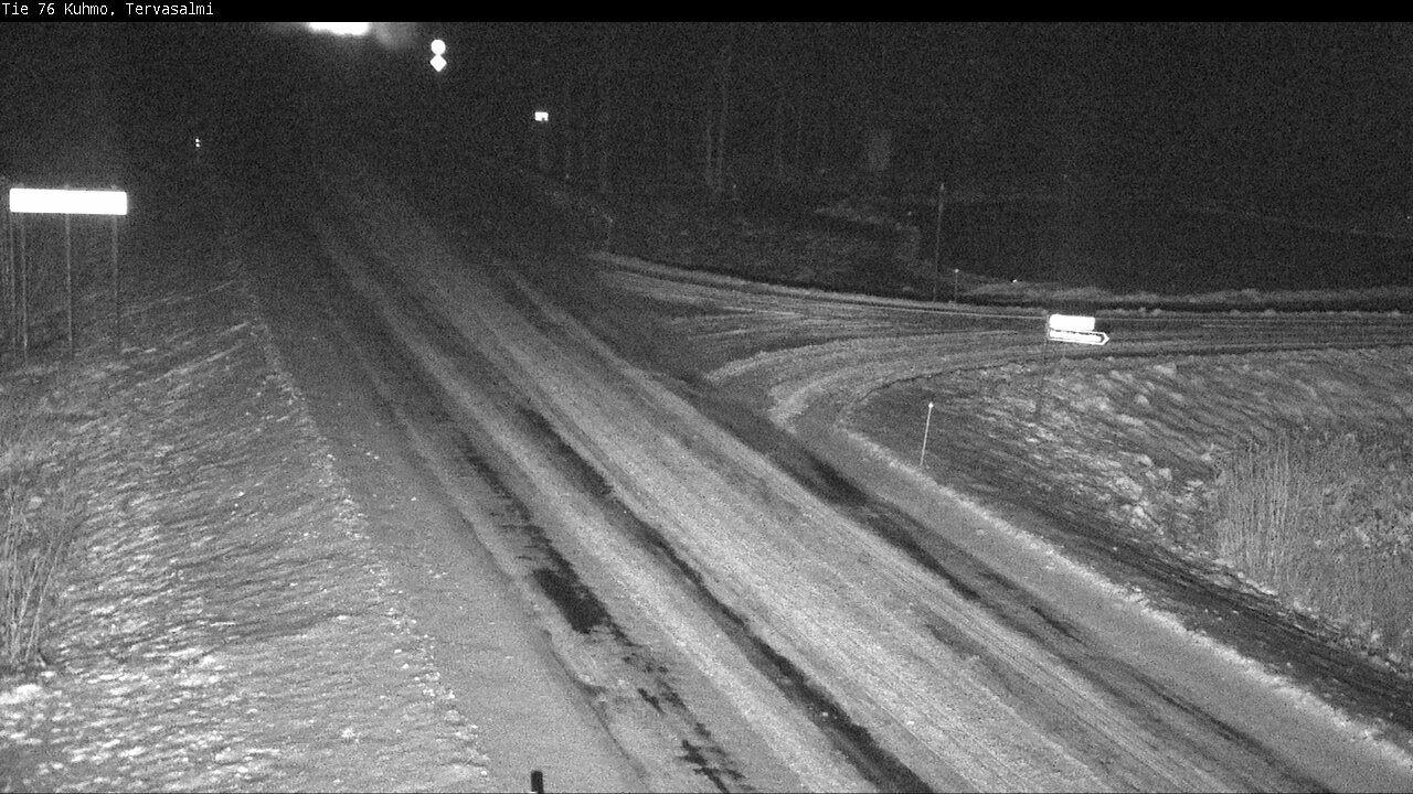 Weather Camera Image Road 76 Kuhmo, Tervasalmi, Kuhmo, Kainuu