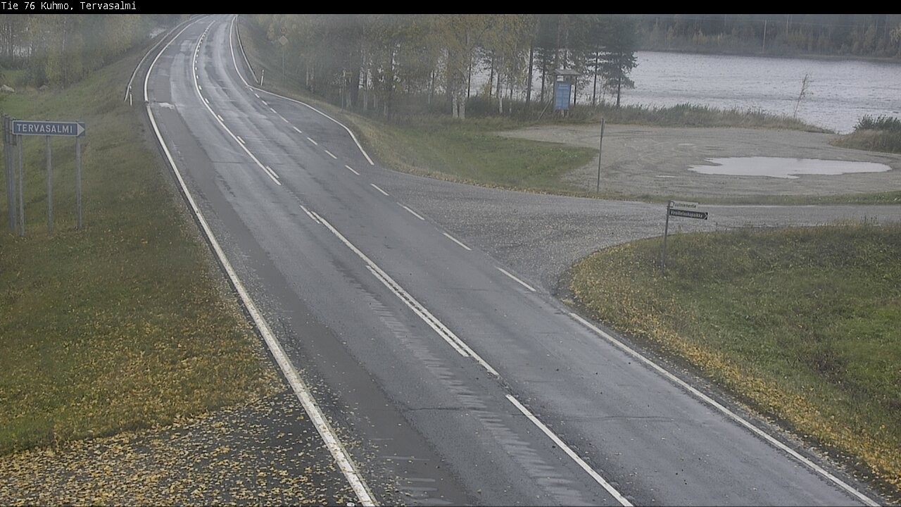 Weather Camera Image Väg 76 Kuhmo, Tervasalmi, Kuhmo, Kainuu