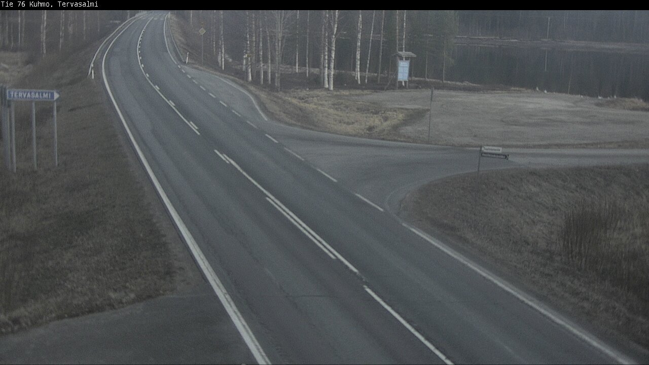 Weather Camera Image Road 76 Kuhmo, Tervasalmi, Kuhmo, Kainuu
