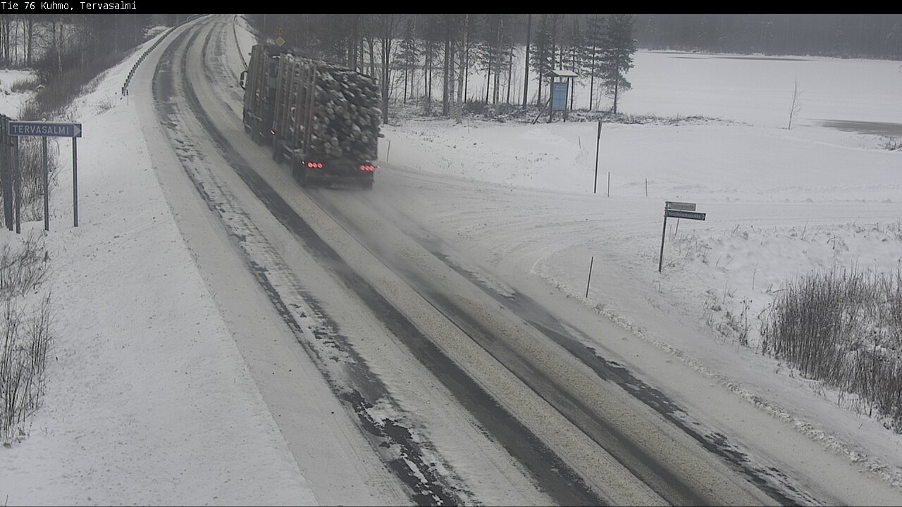 Weather Camera Image Road 76 Kuhmo, Tervasalmi, Kuhmo, Kainuu