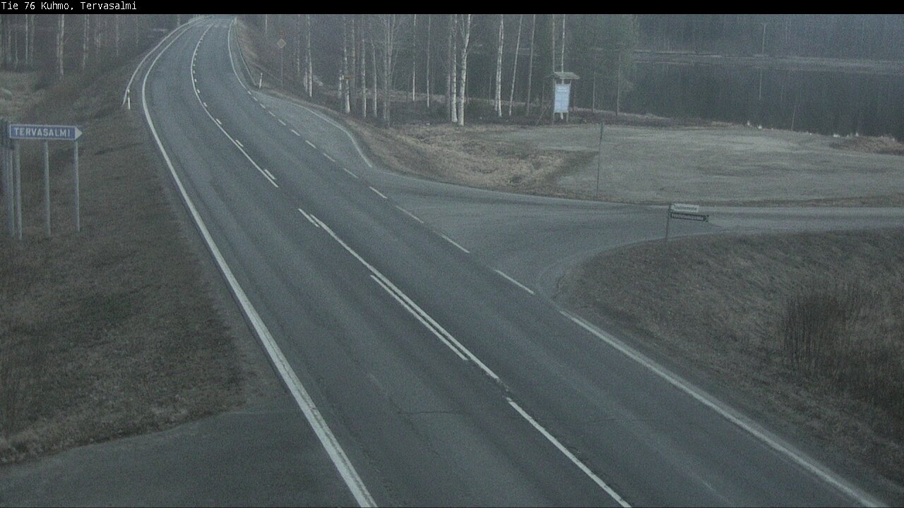 Weather Camera Image Road 76 Kuhmo, Tervasalmi, Kuhmo, Kainuu
