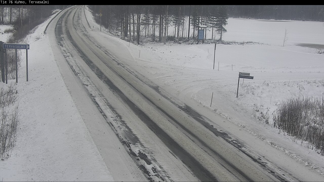 Weather Camera Image Road 76 Kuhmo, Tervasalmi, Kuhmo, Kainuu