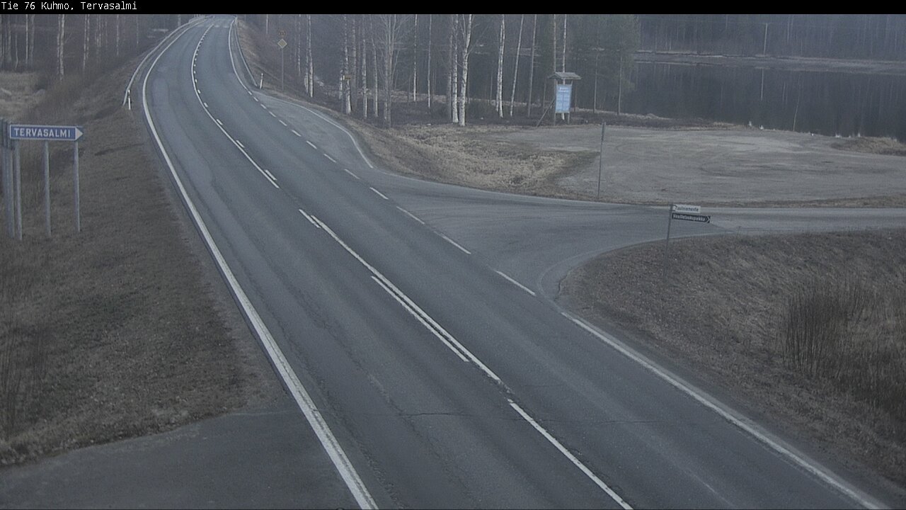 Weather Camera Image Road 76 Kuhmo, Tervasalmi, Kuhmo, Kainuu