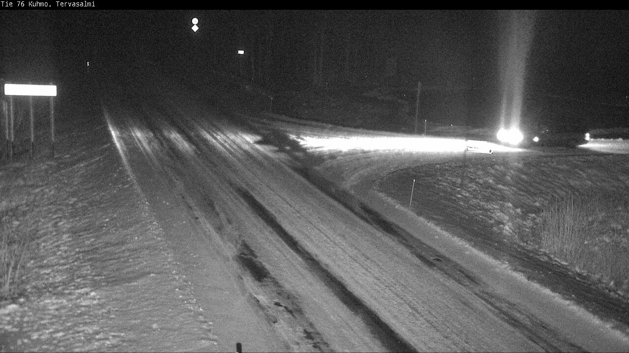 Weather Camera Image Road 76 Kuhmo, Tervasalmi, Kuhmo, Kainuu