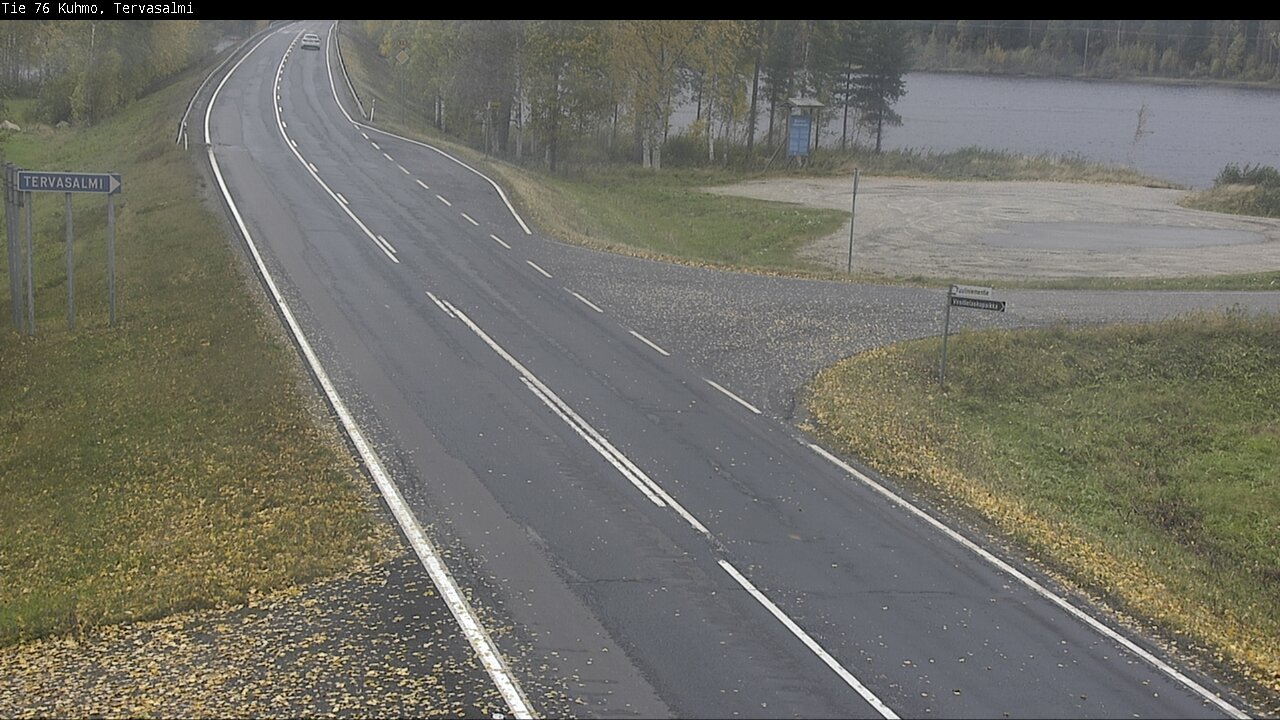 Weather Camera Image Väg 76 Kuhmo, Tervasalmi, Kuhmo, Kainuu