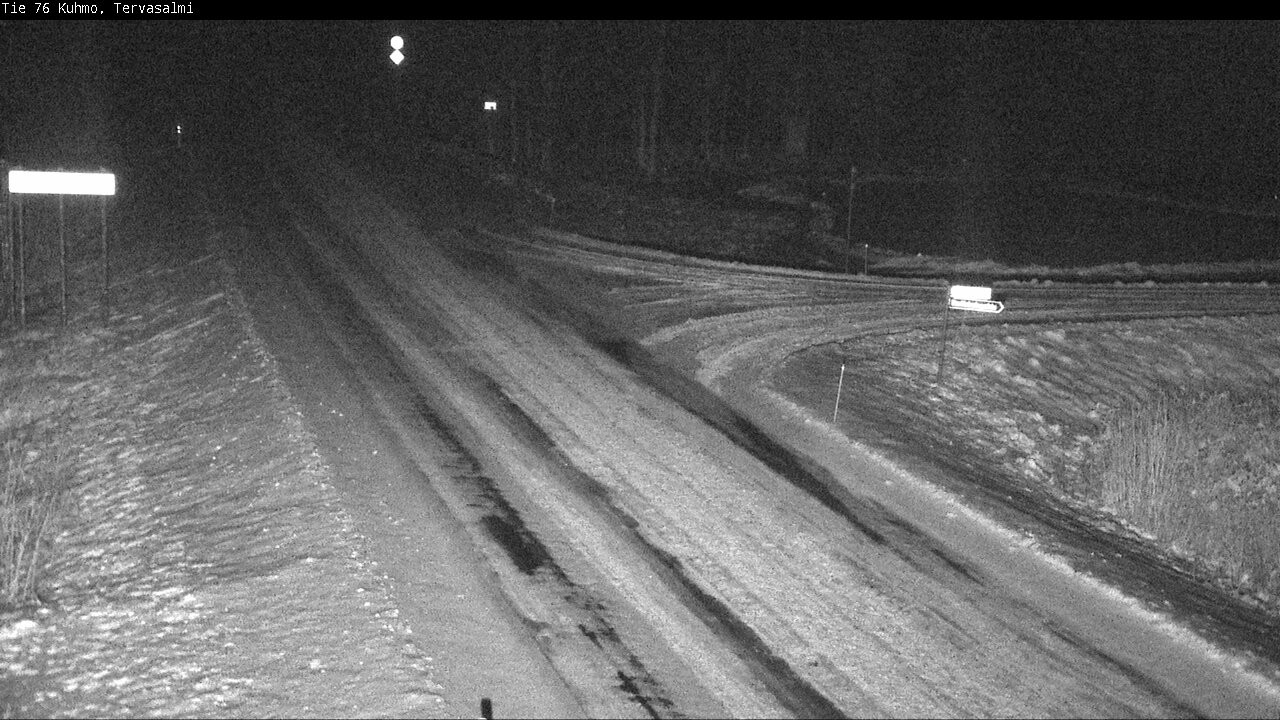 Weather Camera Image Road 76 Kuhmo, Tervasalmi, Kuhmo, Kainuu