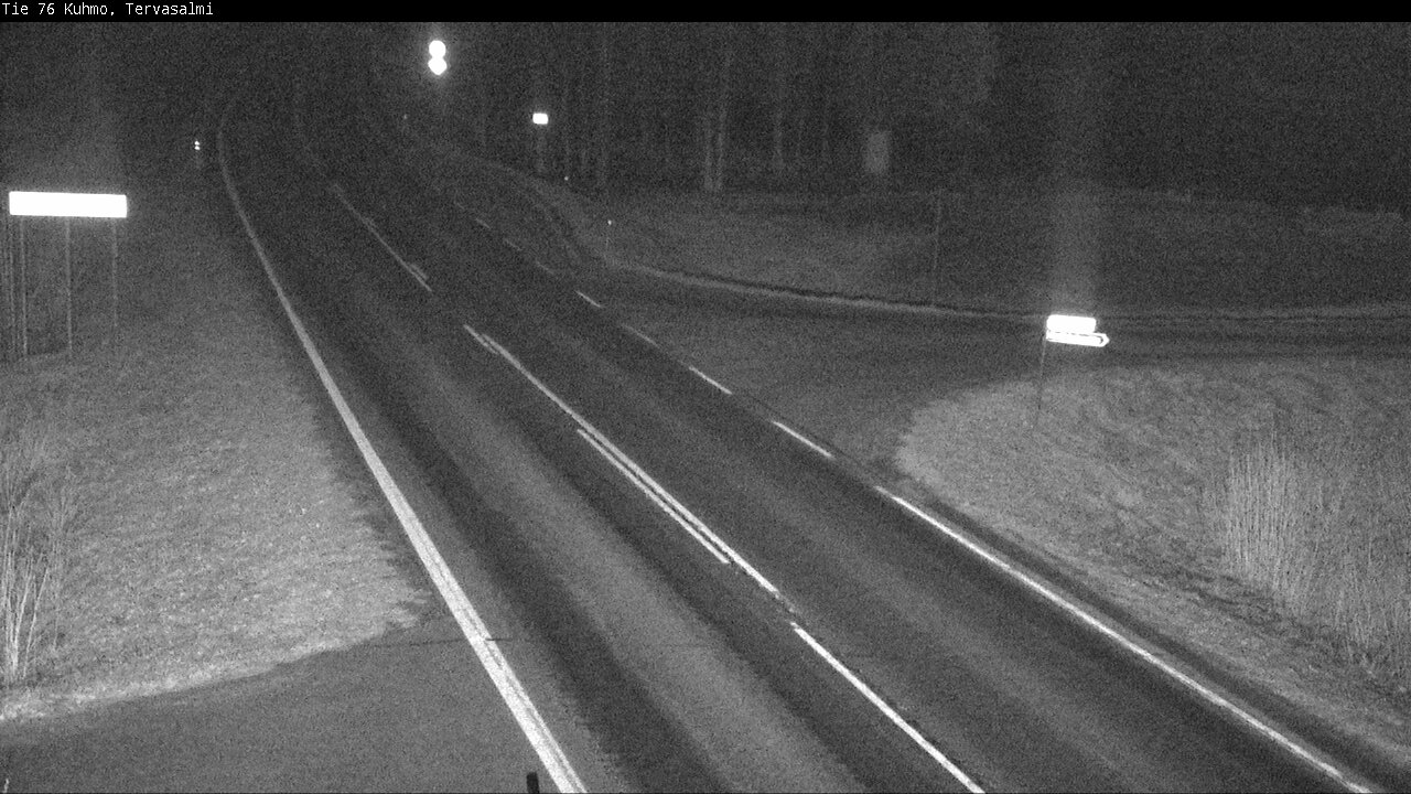 Weather Camera Image Road 76 Kuhmo, Tervasalmi, Kuhmo, Kainuu