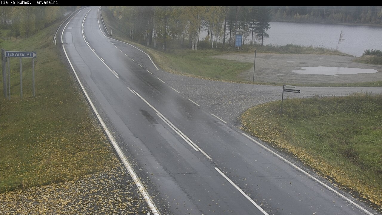 Weather Camera Image Väg 76 Kuhmo, Tervasalmi, Kuhmo, Kainuu