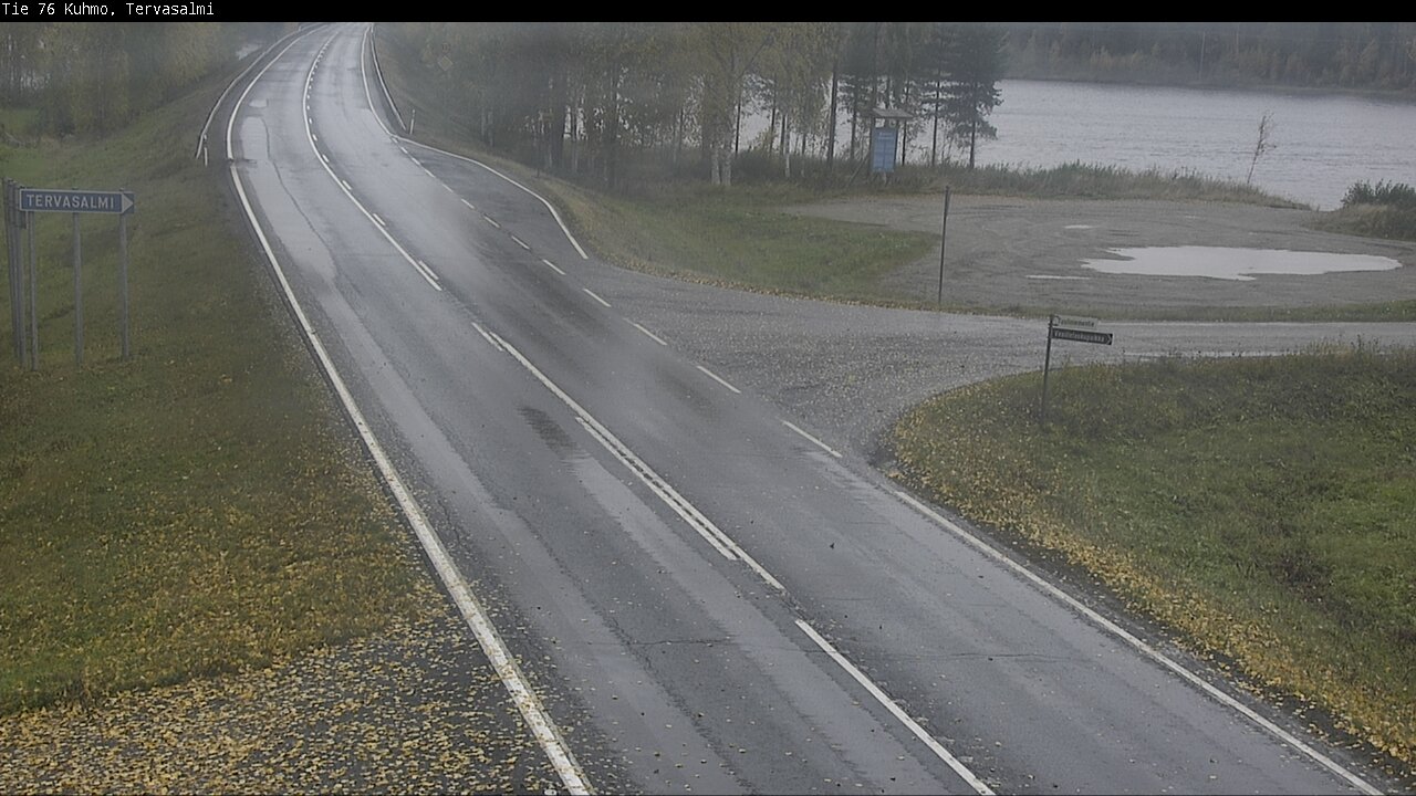 Weather Camera Image Väg 76 Kuhmo, Tervasalmi, Kuhmo, Kainuu