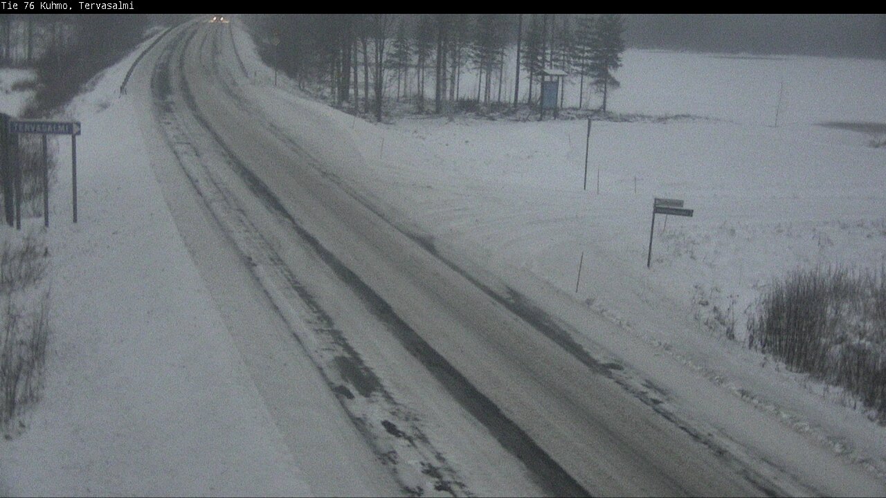 Weather Camera Image Road 76 Kuhmo, Tervasalmi, Kuhmo, Kainuu
