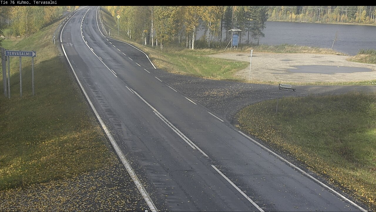 Weather Camera Image Väg 76 Kuhmo, Tervasalmi, Kuhmo, Kainuu