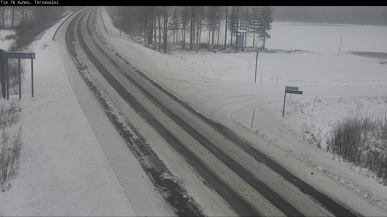 Weather Camera Image Road 76 Kuhmo, Tervasalmi, Kuhmo, Kainuu
