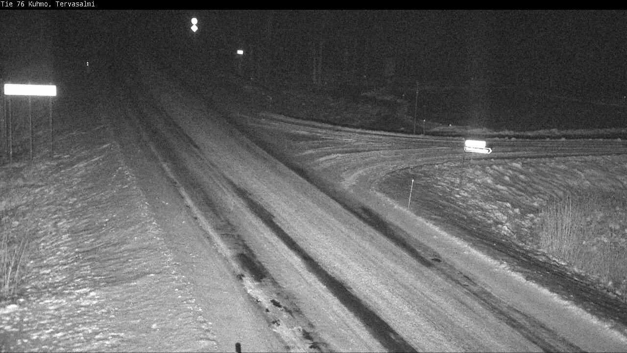 Weather Camera Image Road 76 Kuhmo, Tervasalmi, Kuhmo, Kainuu