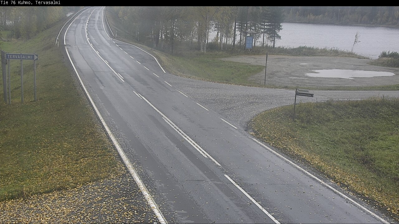 Weather Camera Image Väg 76 Kuhmo, Tervasalmi, Kuhmo, Kainuu