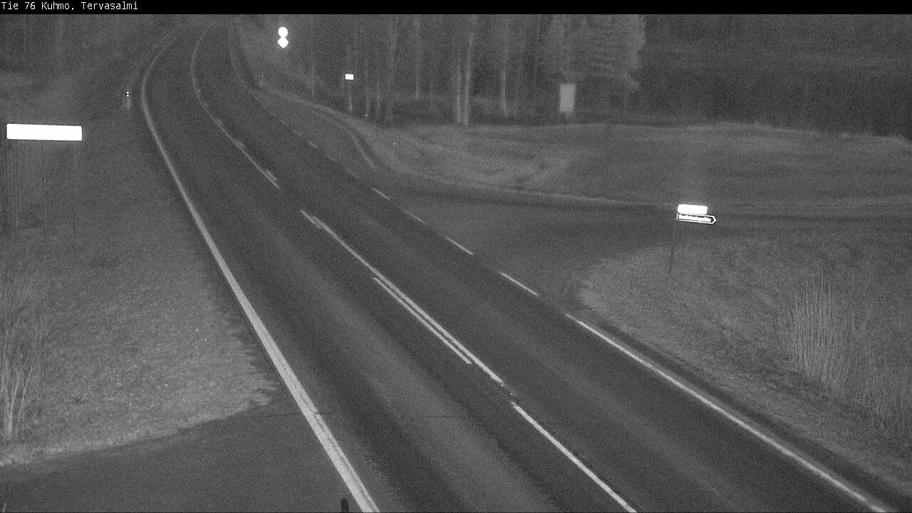 Weather Camera Image Road 76 Kuhmo, Tervasalmi, Kuhmo, Kainuu