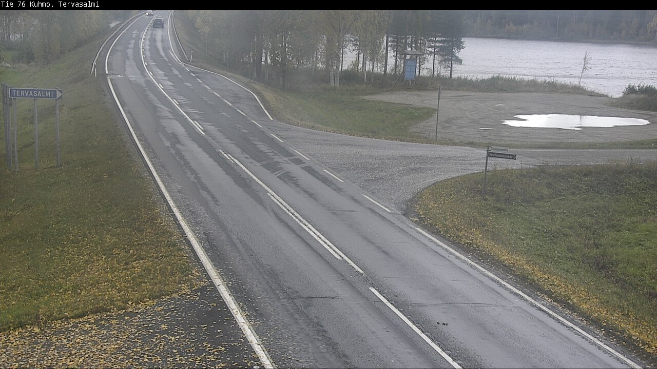Weather Camera Image Väg 76 Kuhmo, Tervasalmi, Kuhmo, Kainuu