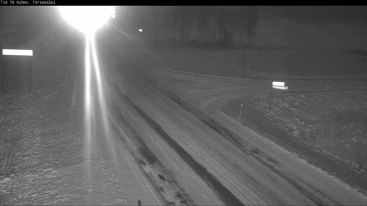 Weather Camera Image Road 76 Kuhmo, Tervasalmi, Kuhmo, Kainuu