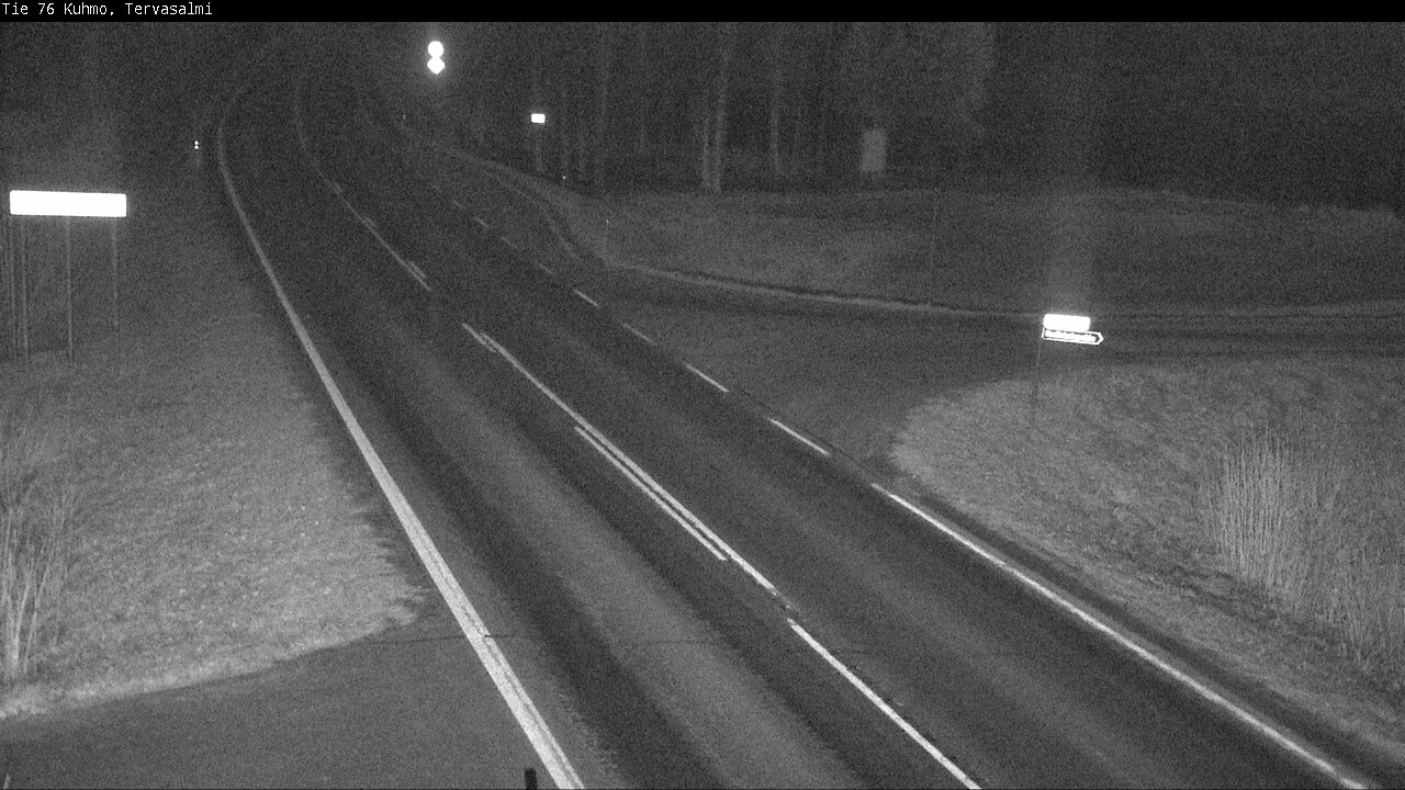 Weather Camera Image Road 76 Kuhmo, Tervasalmi, Kuhmo, Kainuu