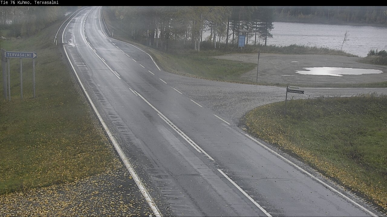 Weather Camera Image Väg 76 Kuhmo, Tervasalmi, Kuhmo, Kainuu